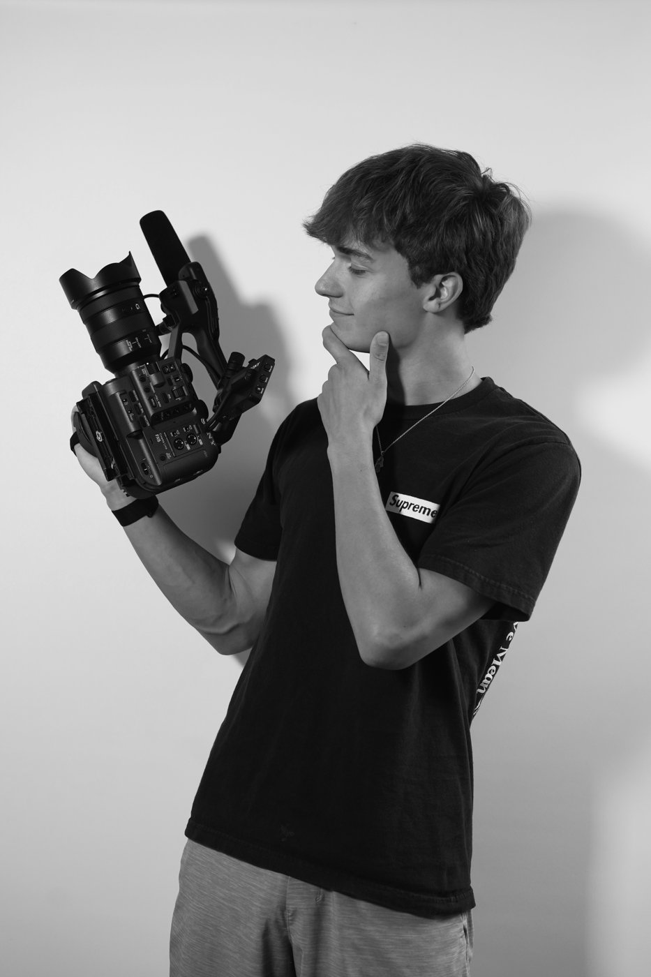 Ethan Deal on set